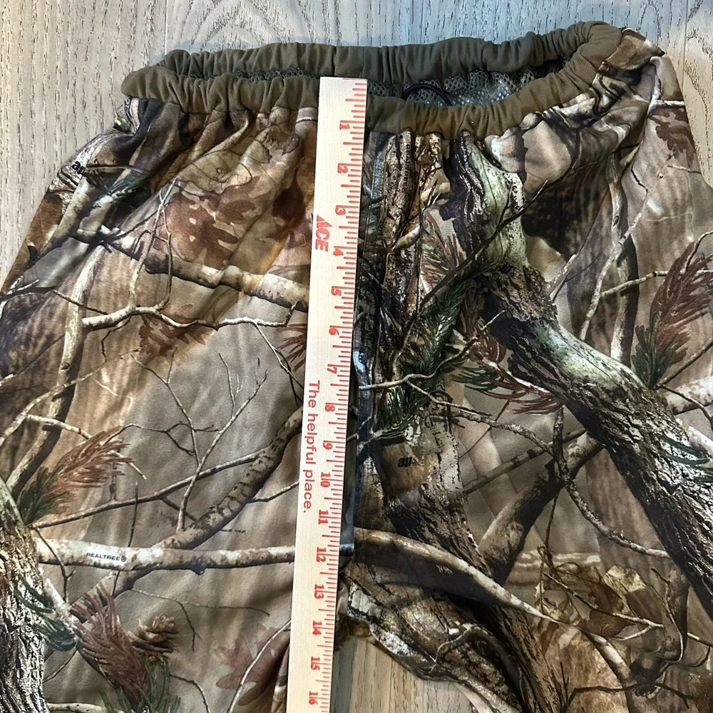 Mad Dog Gear Large Mossy Oak‎ Break Up Camo Mesh Lined Hunting Pants Quiet EUC